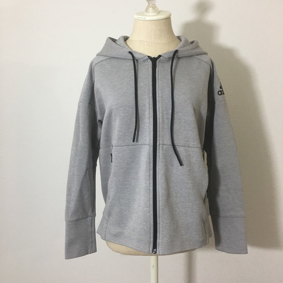 womens grey adidas jacket
